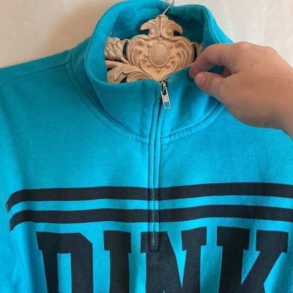 Victoria’s Secret 1/4 zip sweatshirt - Picture 2 of 3